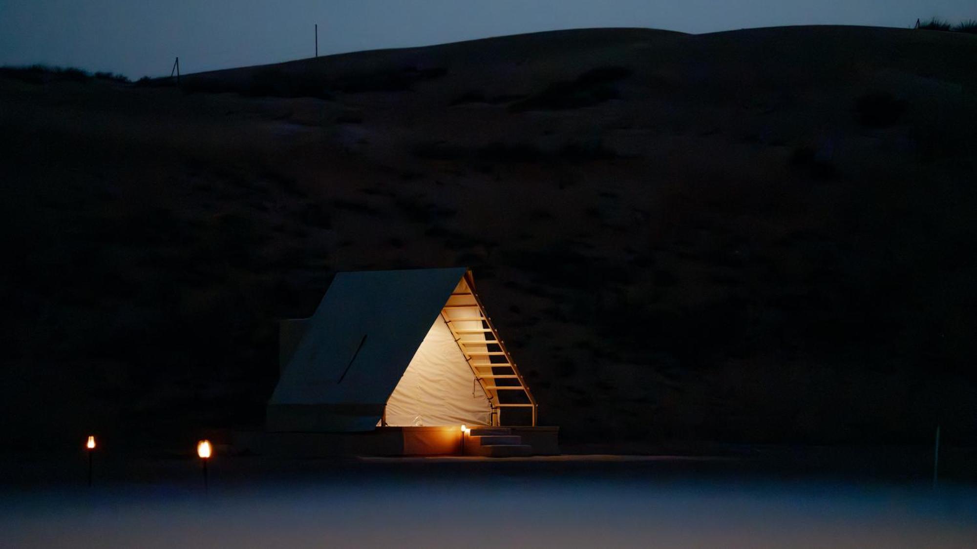 Adventurer Camp Hotell Al Wāşil Eksteriør bilde