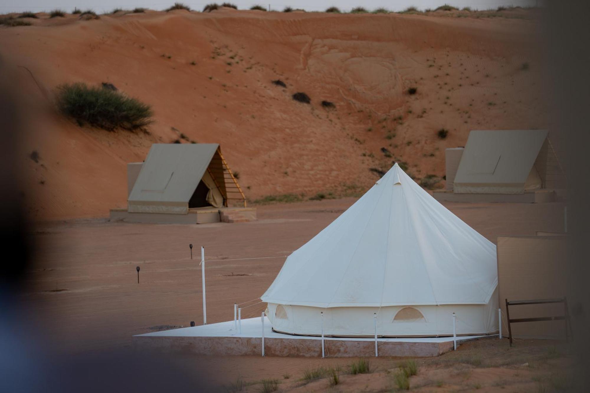 Adventurer Camp Hotell Al Wāşil Eksteriør bilde
