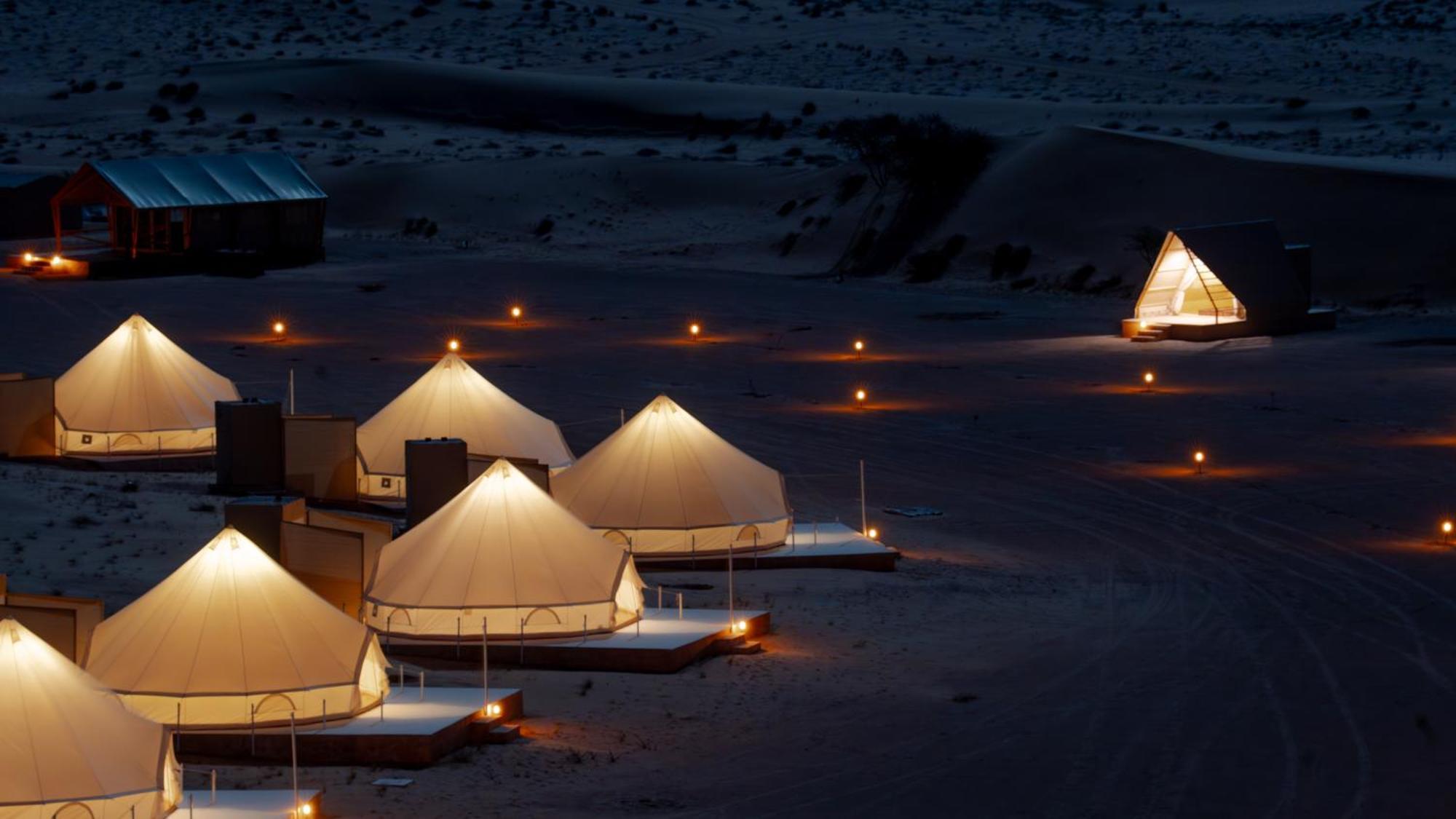 Adventurer Camp Hotell Al Wāşil Eksteriør bilde
