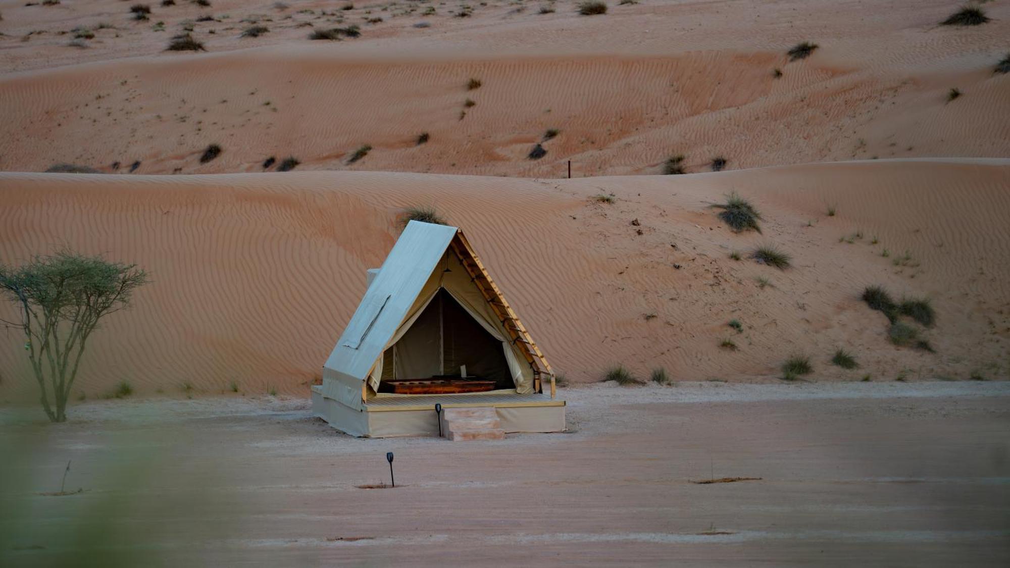 Adventurer Camp Hotell Al Wāşil Eksteriør bilde