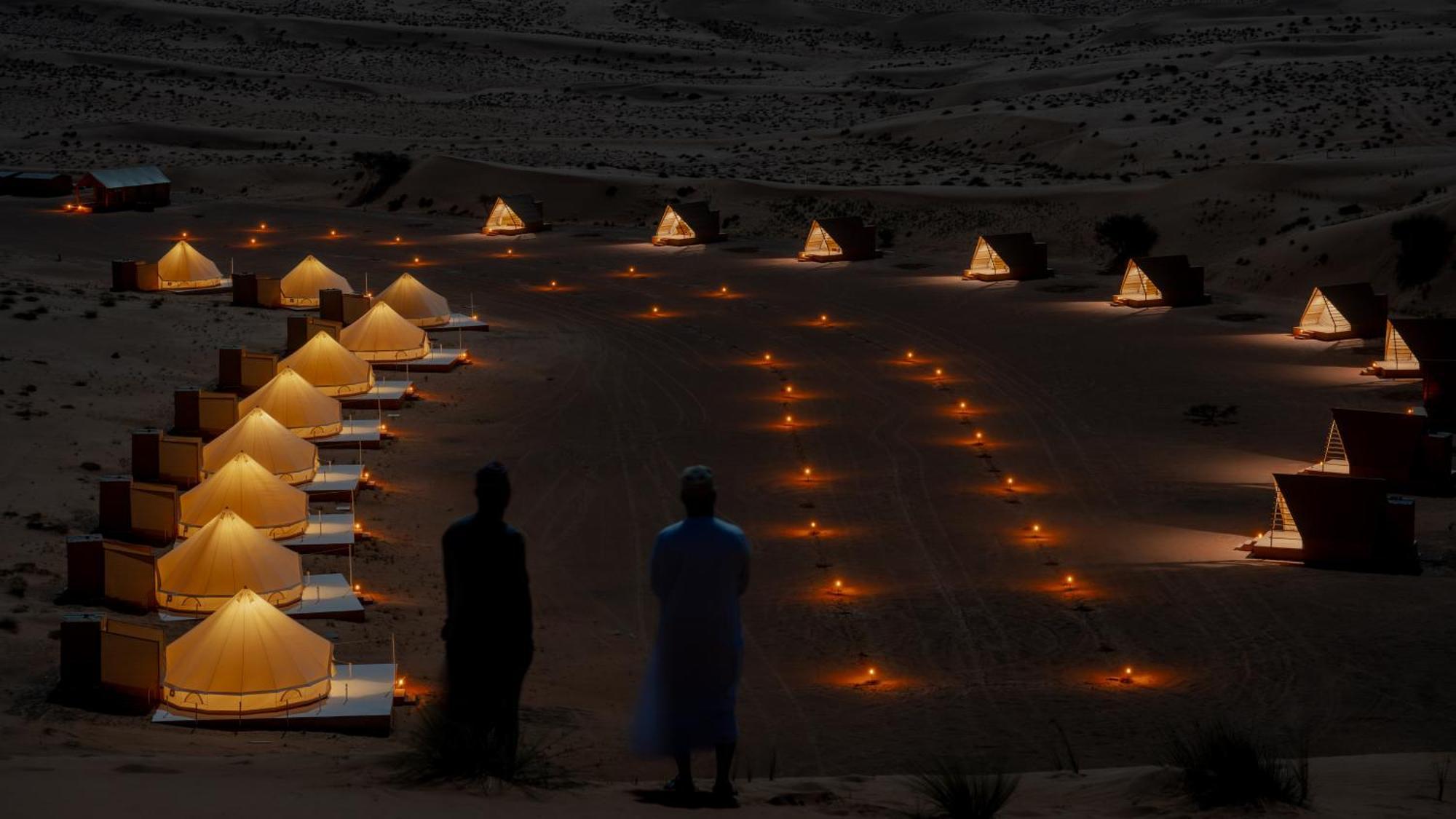 Adventurer Camp Hotell Al Wāşil Eksteriør bilde