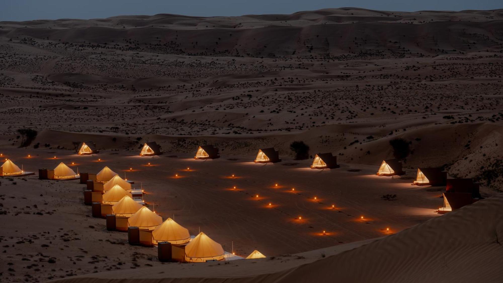 Adventurer Camp Hotell Al Wāşil Eksteriør bilde