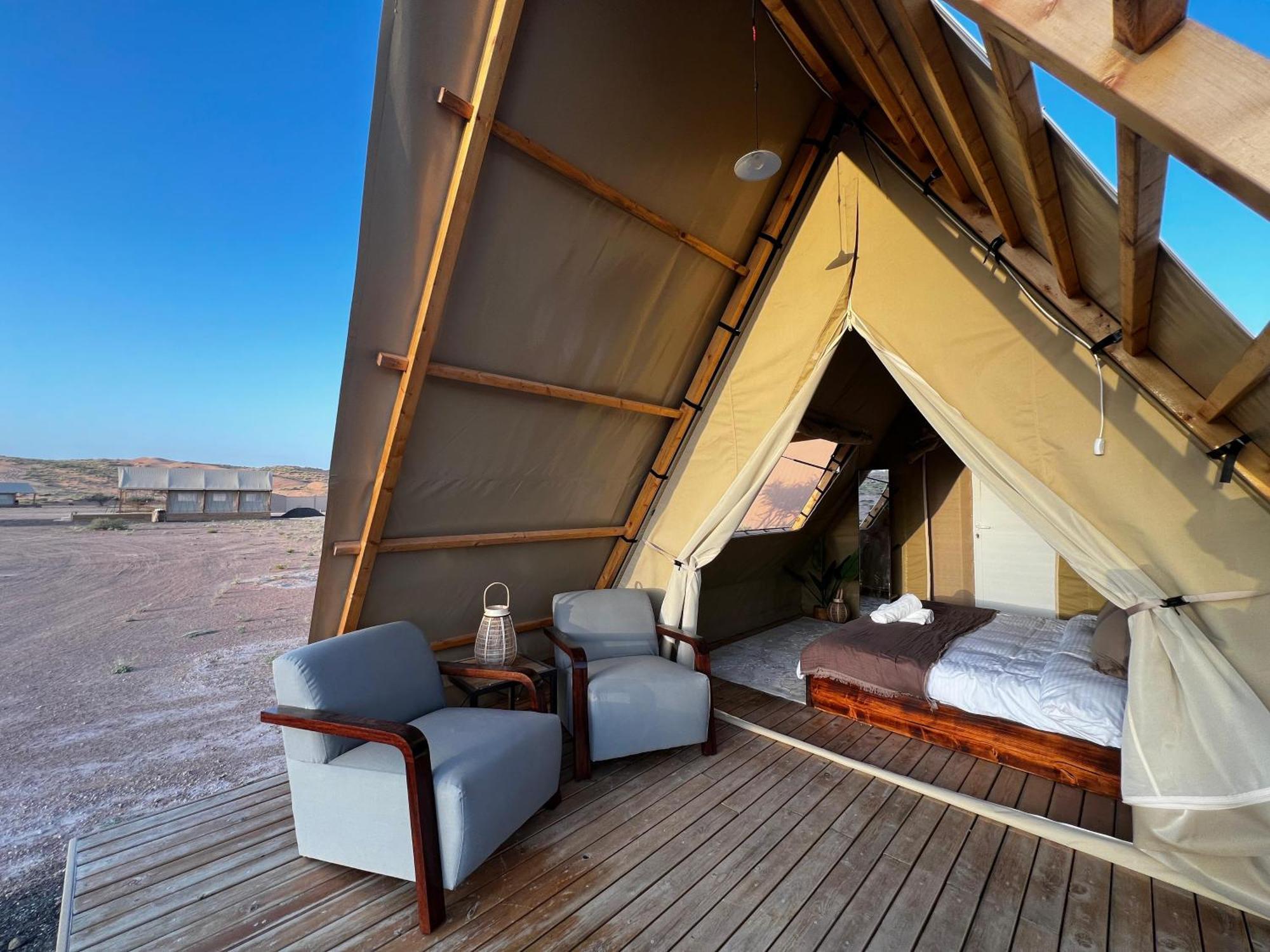 Adventurer Camp Hotell Al Wāşil Eksteriør bilde