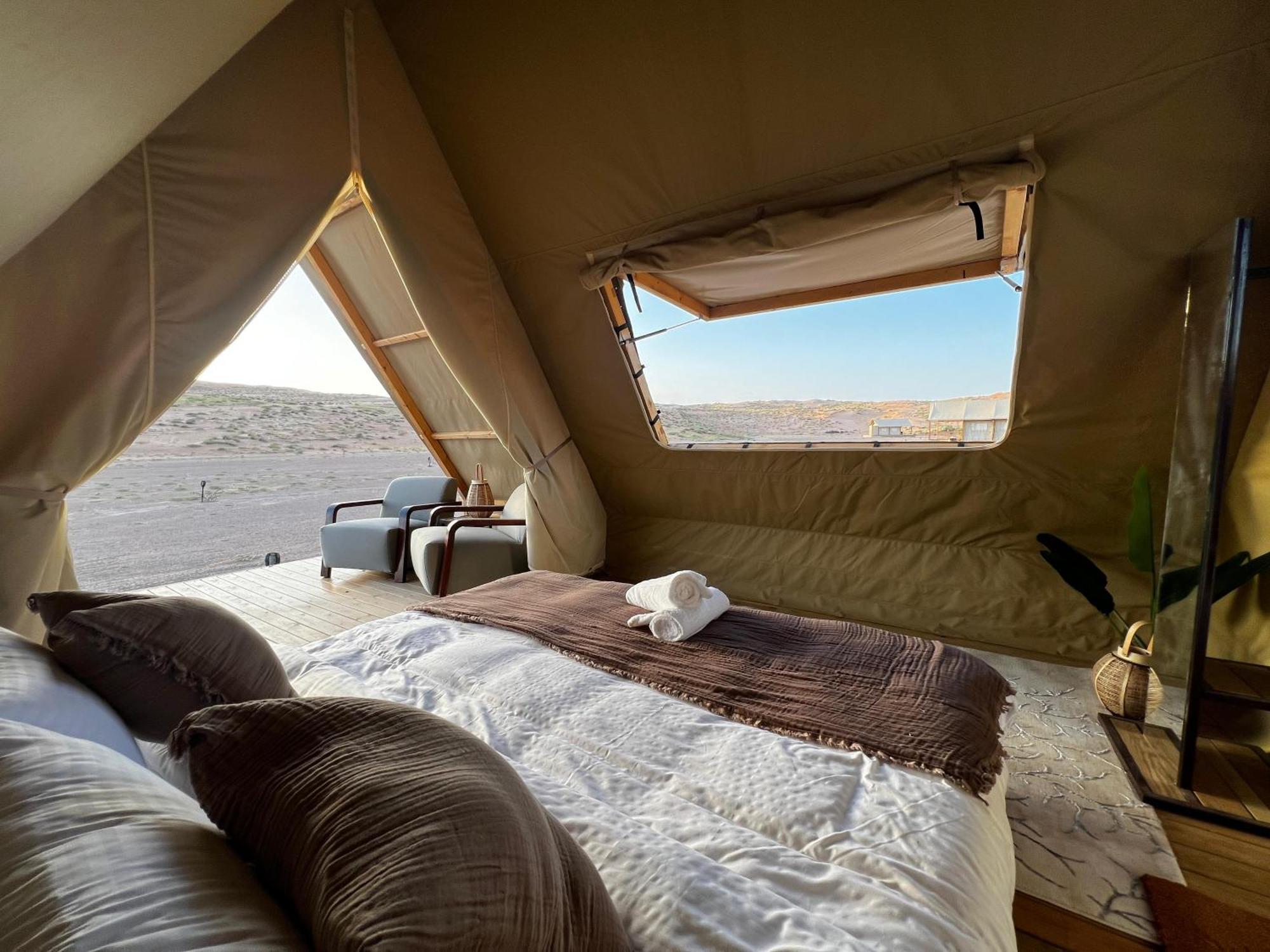Adventurer Camp Hotell Al Wāşil Eksteriør bilde