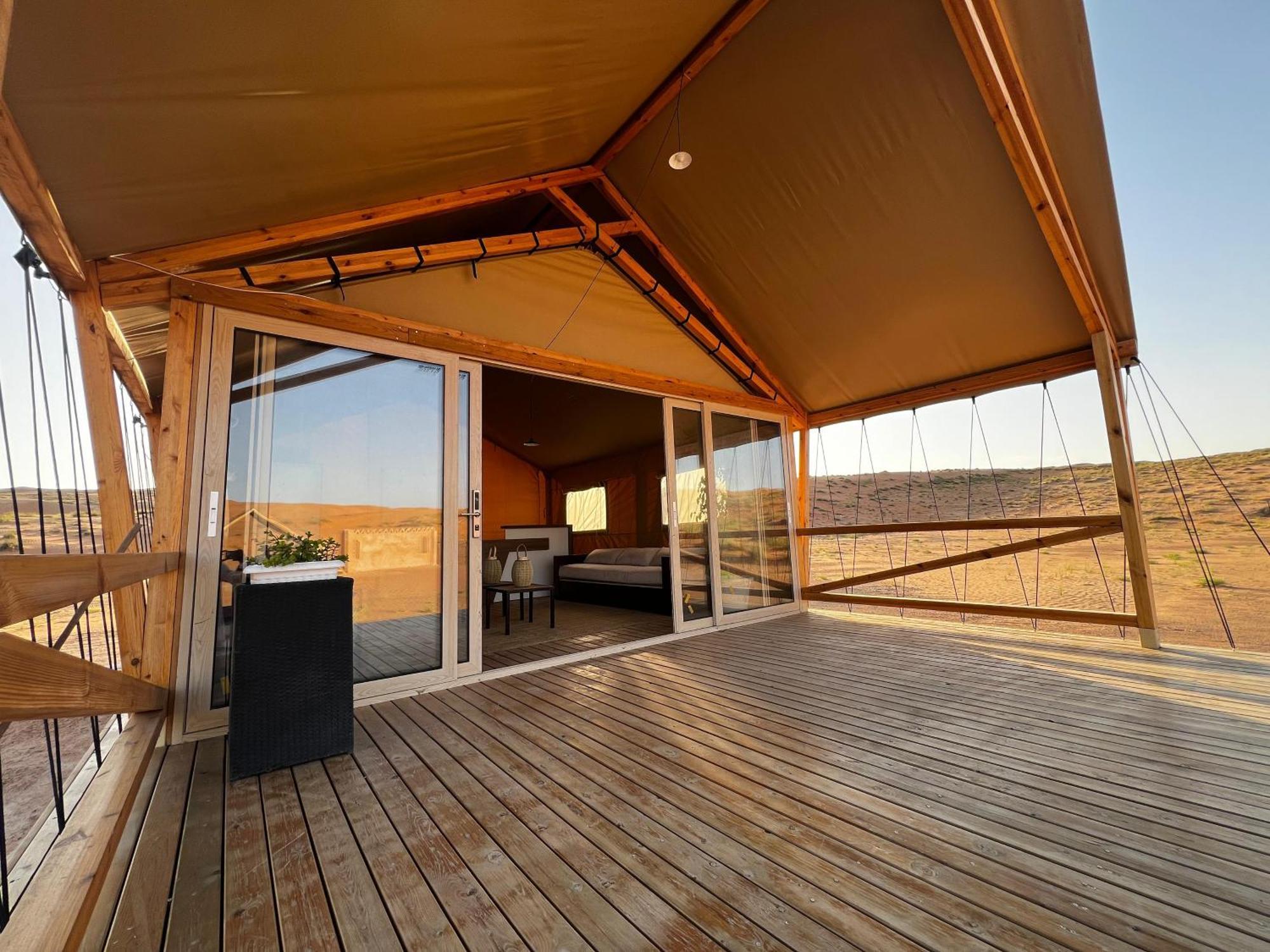 Adventurer Camp Hotell Al Wāşil Eksteriør bilde